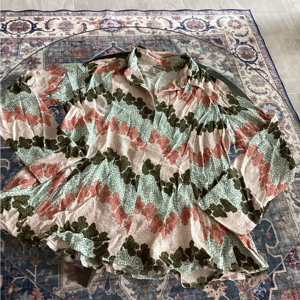 Floral Patterned Women's Top
